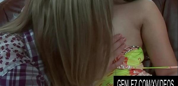  GenLez - Busty Lesbian Cougar Elise Seduces Puffy Nipples Teen Collite